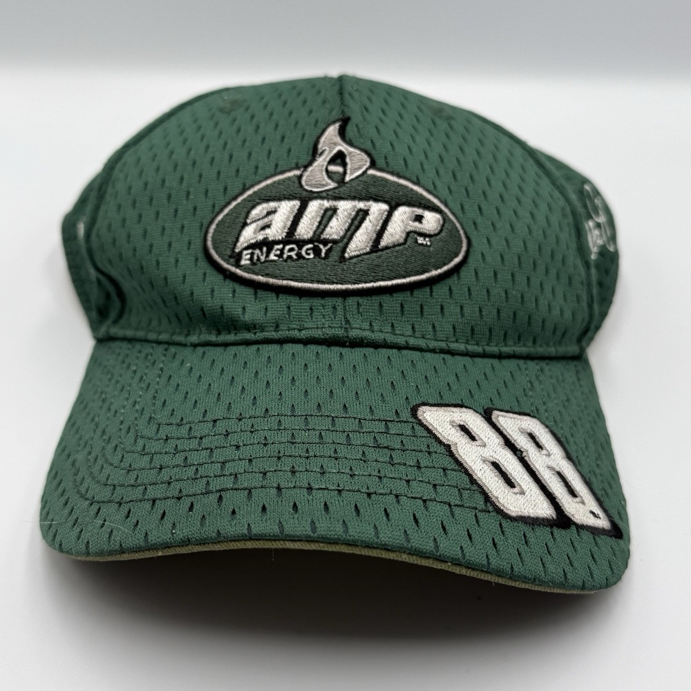 Dale Earnhardt Jr #88 AMP Energy NASCAR Chase Authentics‎ Green Mesh Hat